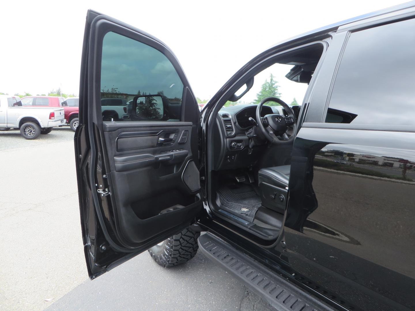 2023 BLACK /BLACK RAM 1500 Ram 1500 TRX (1C6SRFU92PN) with an 6.2L Supercharged HEMI V8 SRT engine, automatic transmission, located at 2630 Grass Valley Highway, Auburn, CA, 95603, (530) 508-5100, 38.937893, -121.095482 - TRX sitting on Eibach front and rear springs, 37" Nitto Ridge Grappler tires, 17" Method race wheels, and window tint. - Photo#13